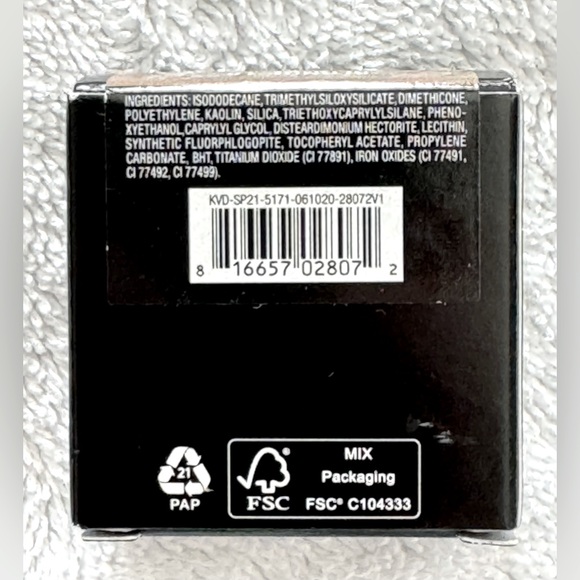 KVD Beauty SUPER POMADE VEGAN EYELINER, SHADOW + BROW PIGMENT Blonde10 5g NIB - Picture 5 of 6